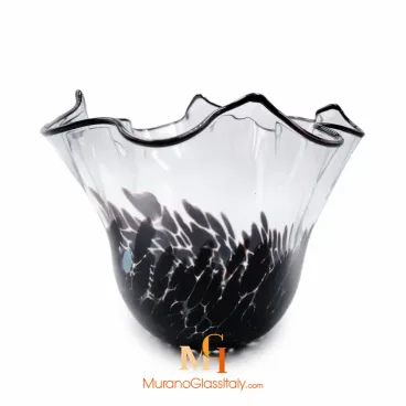 YELLOW MURANO GLASS VASE