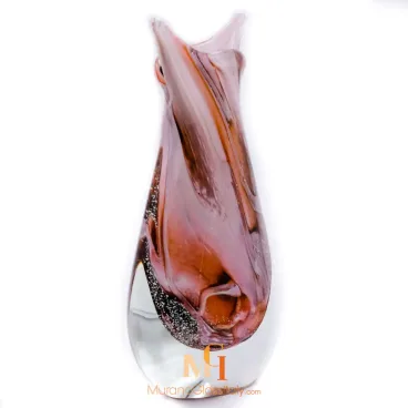 Red Murano Vase