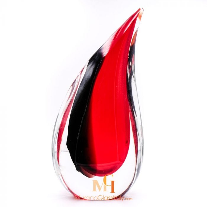 Sommerso Murano Vase