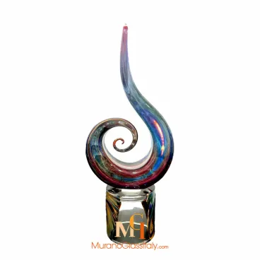 Murano Glass Spiral Sculpture