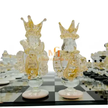 Échiquier En Verre Design