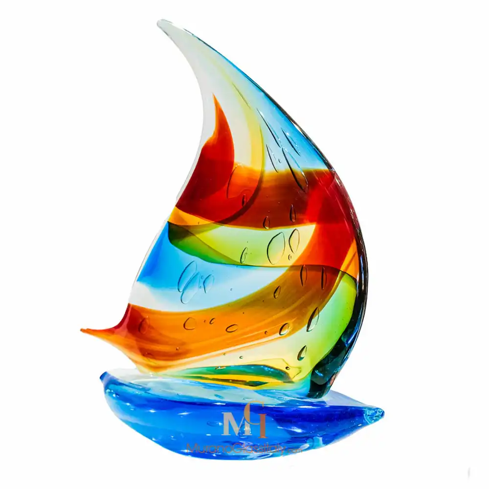 Fortuna - Murano Glass Boat Murano Glass Boat