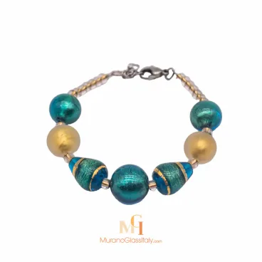 Bracelet En Verre De Murano
