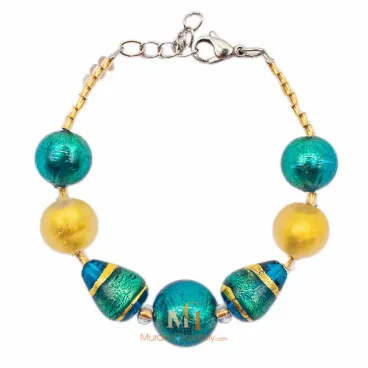 Bijoux Blue - ムラーノ・ビーズ・ブレスレット