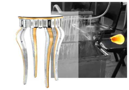 Bout de Canape Verre