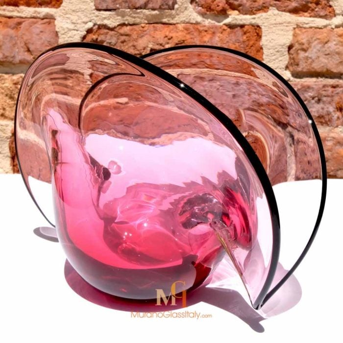 Glasschale Rosa
