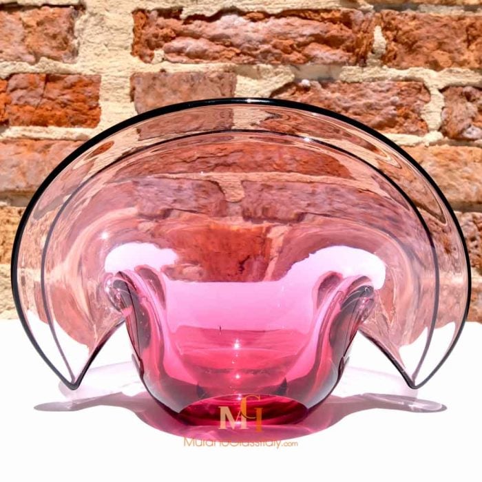Glasschale Rosa