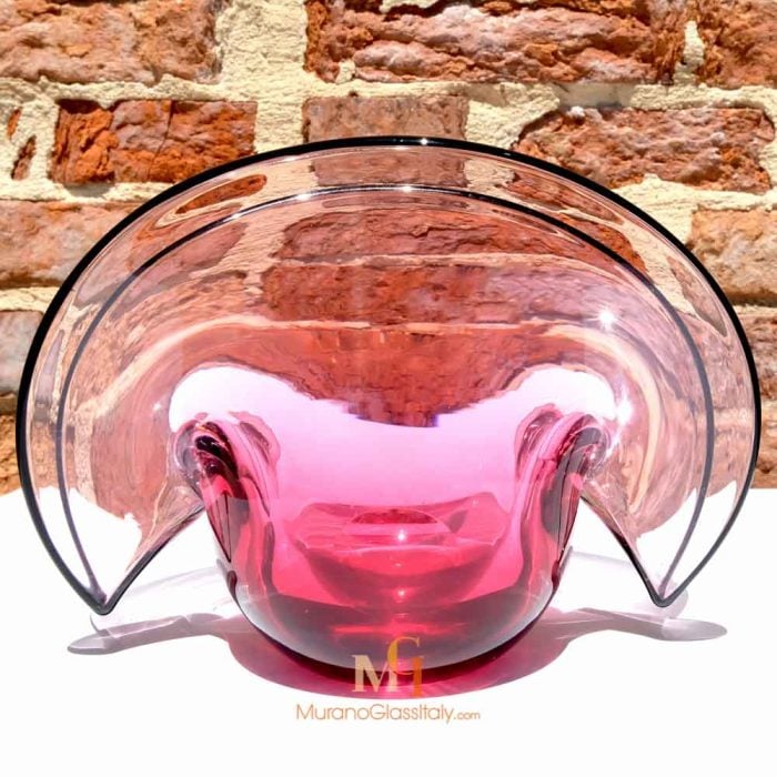 Glasschale Rosa