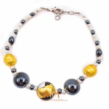 Italian Glass Bead Bracelets