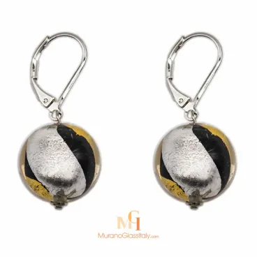 ヴォーグ - イタリア製ガラス・ピアス