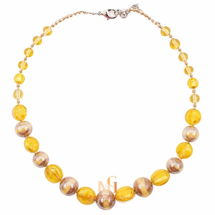 Murano Glass Beaded Necklace