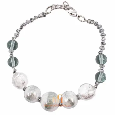 Luce - ムラノガラス・ビーズ・ブレスレット