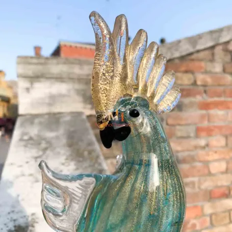 Benny-S2-Murano-Glass-Parrot-