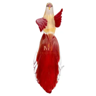 Oiseau En Verre Soufflé Murano
