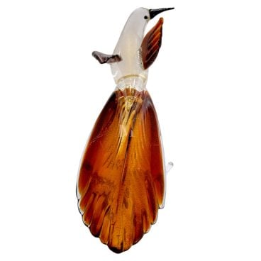 Oiseau En Verre Soufflé Murano