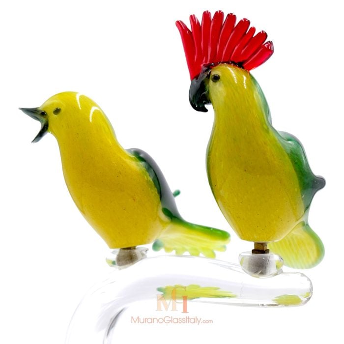 Hand Blown Glass Birds