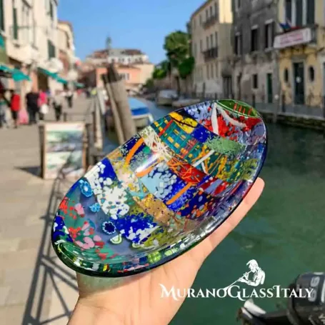 ヴェネツィアングラス Handmade Glass Plates | OFFICIAL ITALIAN GLASS SHOP ＜60y915