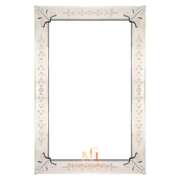 Miroir En Verre De Murano