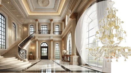 LUMINAIRE LUXE ITALIEN