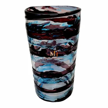 Tall Blown Glass Vase