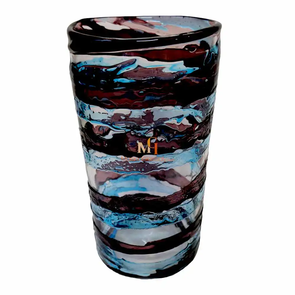 Zefiro 2 - Tall Blown Glass Vase Tall Blown Glass Vase