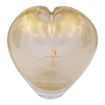 Heart Shaped Glass Vase