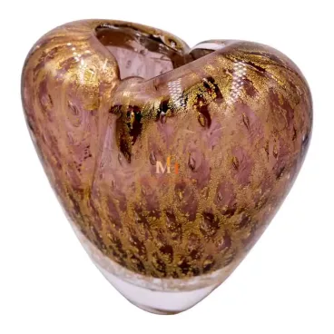 Heart Shaped Glass Vase