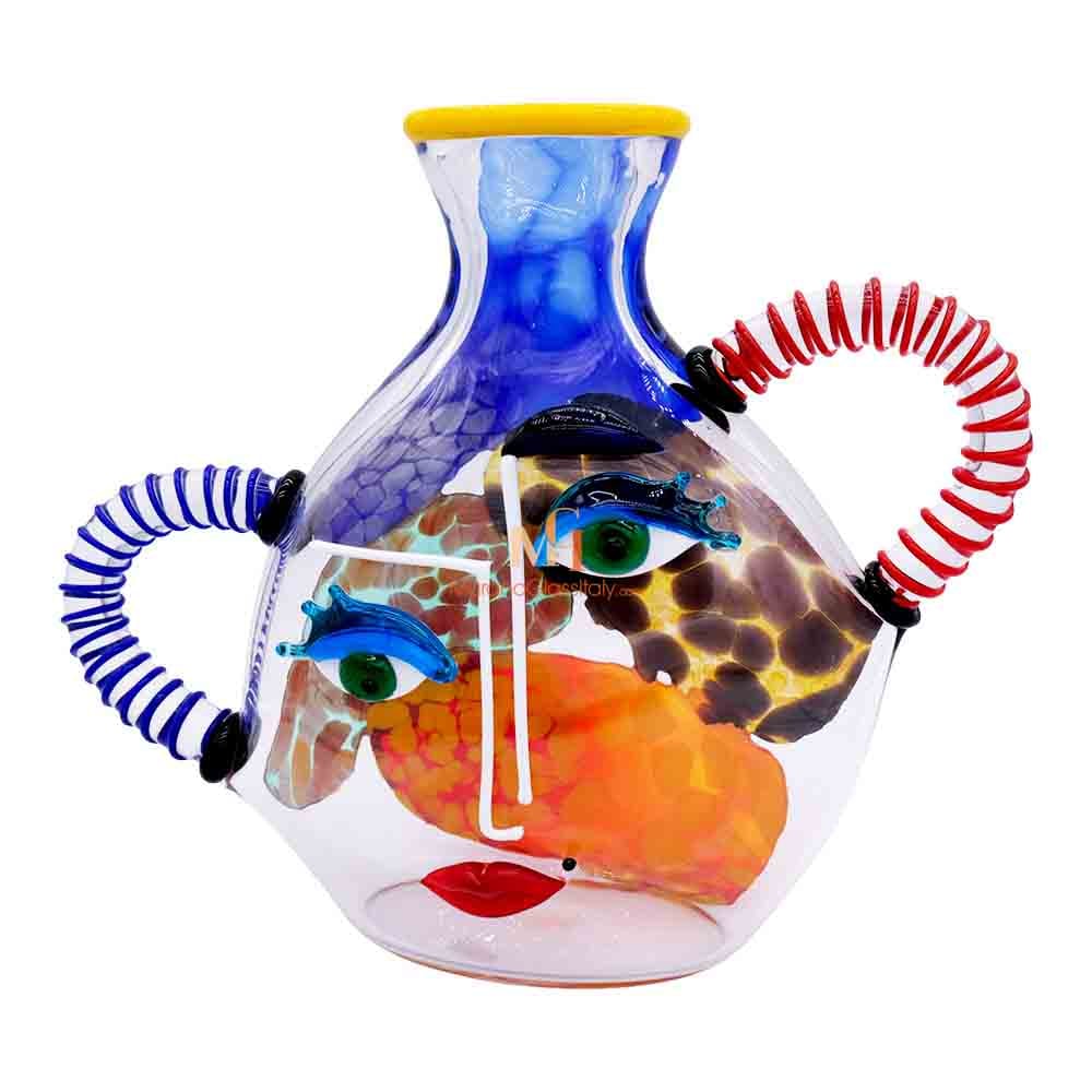 Genio - Face Glass Vase Face Glass Vase
