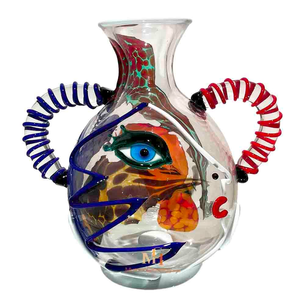 Genio clear – Face Glass Vase Face Glass Vase