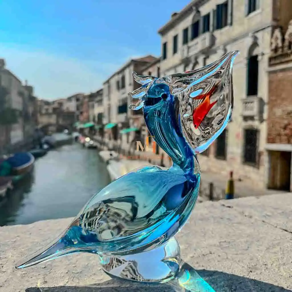 Pellicano S – Blown Glass Pelican