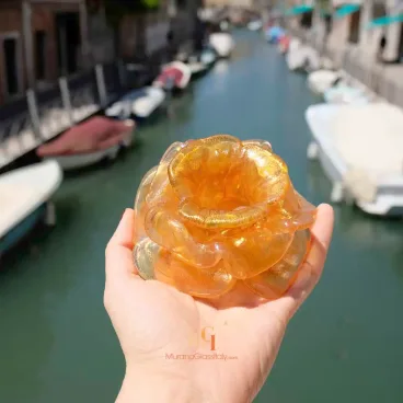 Venetian Glass Candle Holders