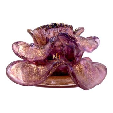Venetian  Glass  Candle Holders
