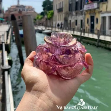 Venetian Glass Candle Holders