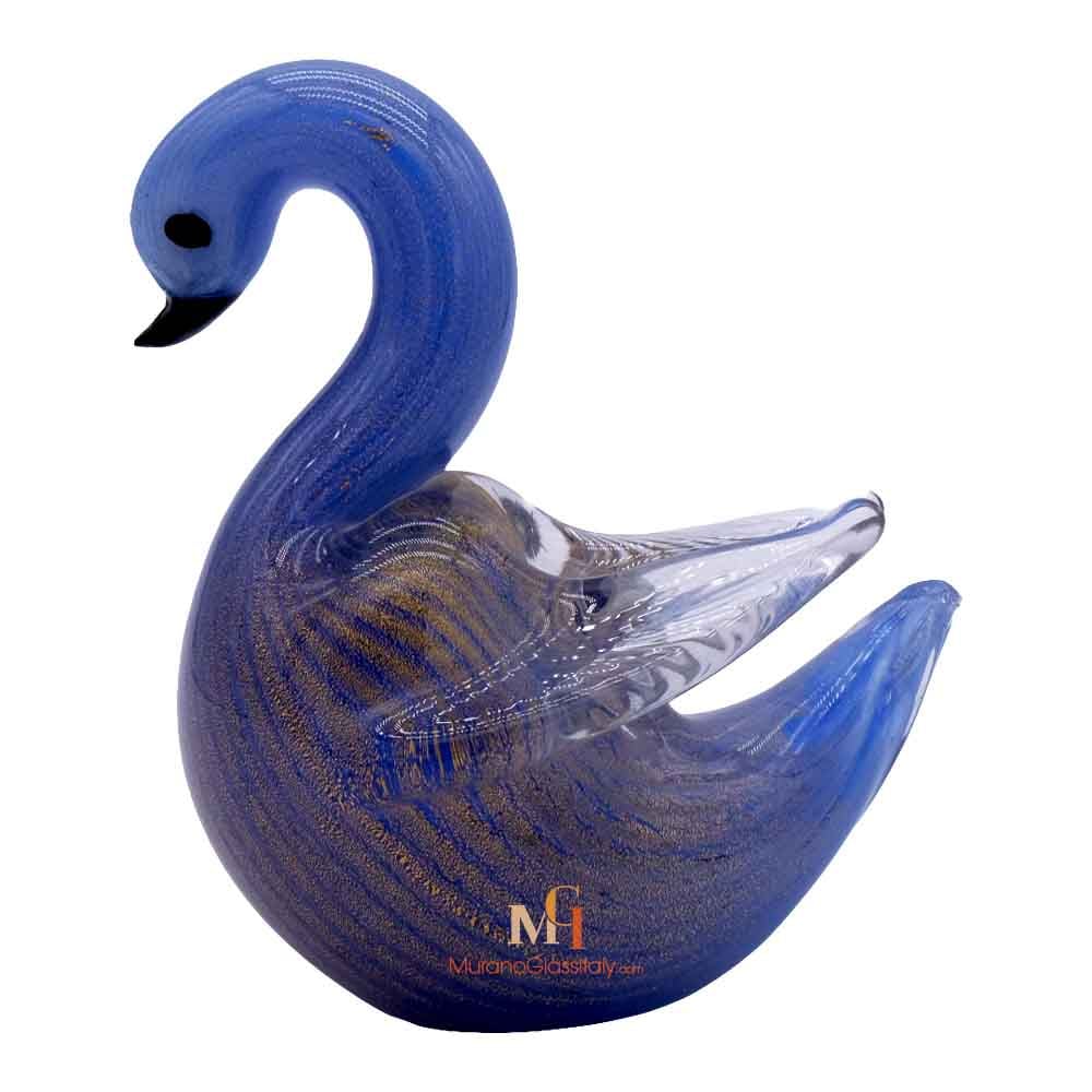Odette Dark blue – Murano Glass Swan Murano Glass Swan