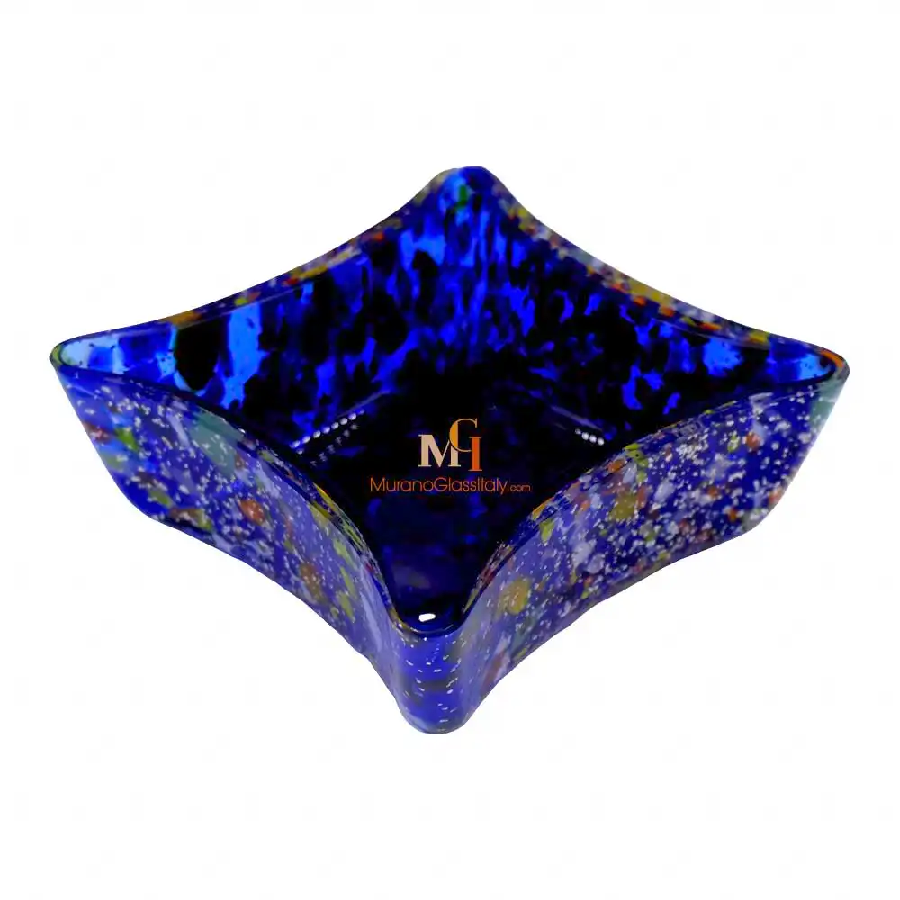 Mirò - Blue Glass Bowl Blue Glass Bowl