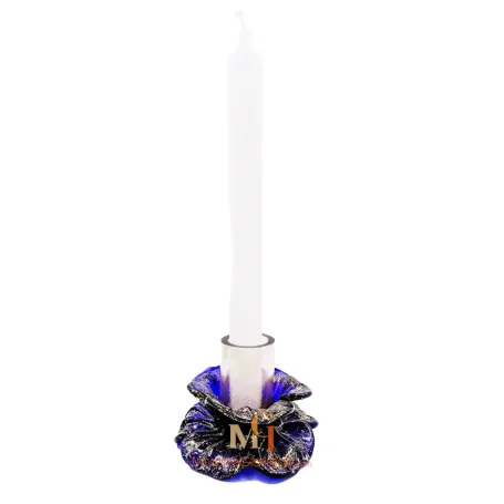 ムラノグラス・フラワー・キャンドルホルダー｜MuranoGlassItaly