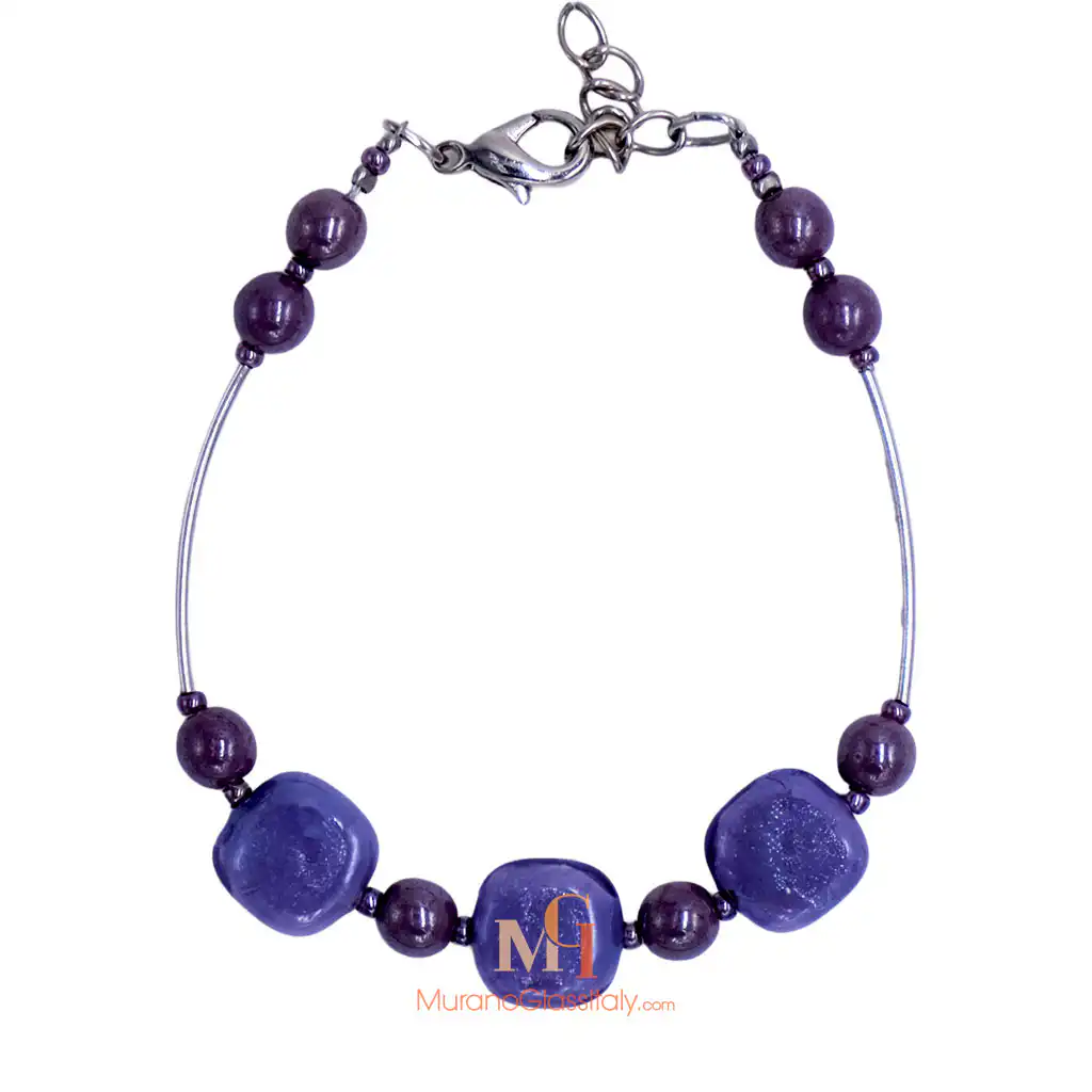 Candy Purple – Handmade Glass Bracelets Handmade Glass Bracelets