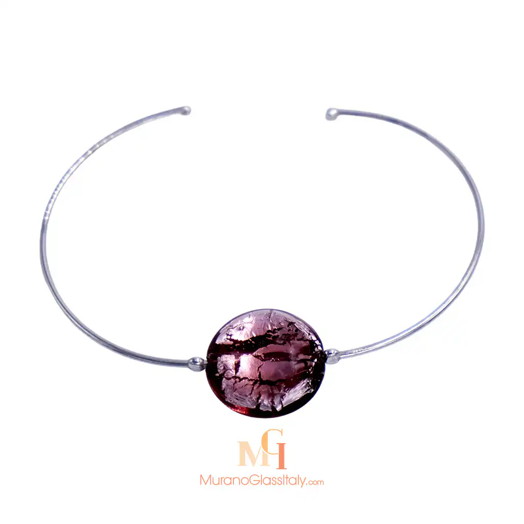 Finesse Purple2 – Blown Glass Bracelet Blown Glass Bracelet