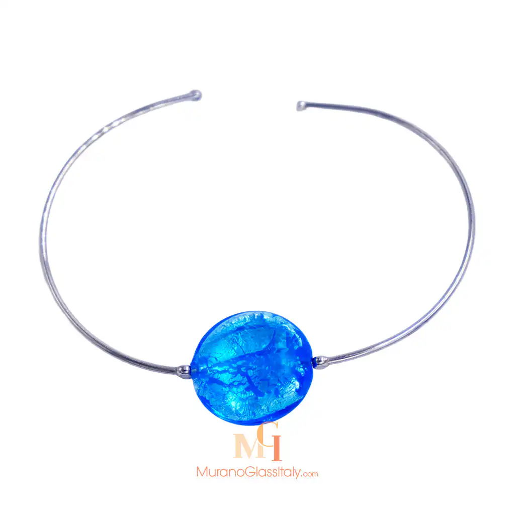 Finesse Turquoise2 – Blown Glass Bracelet Blown Glass Bracelet