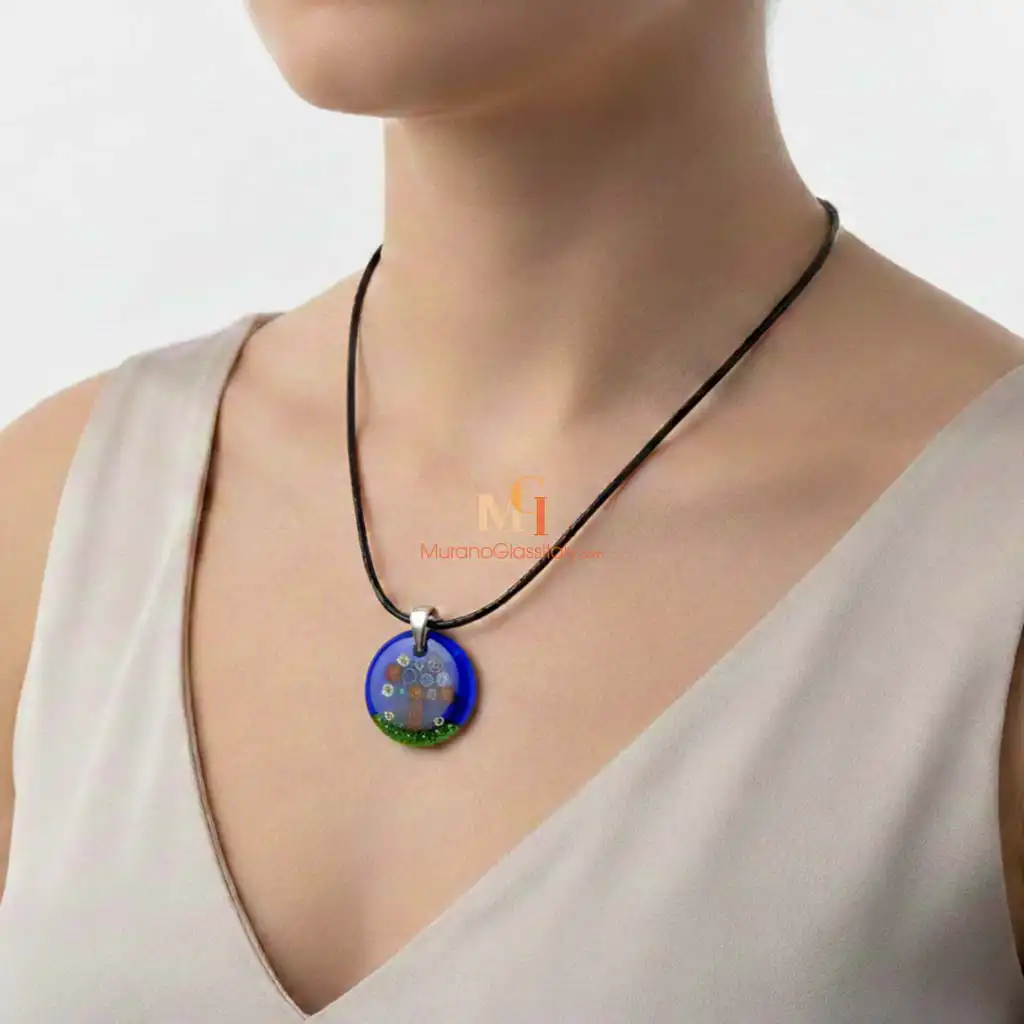Shine Blue2 – Venetian Necklace Venetian Necklace
