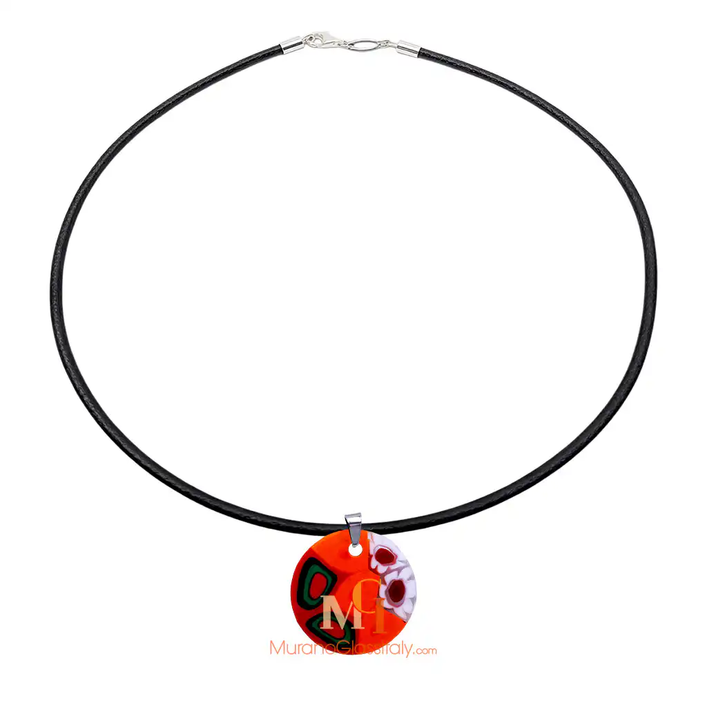 Shine Orange - Venetian Necklace Venetian Necklace