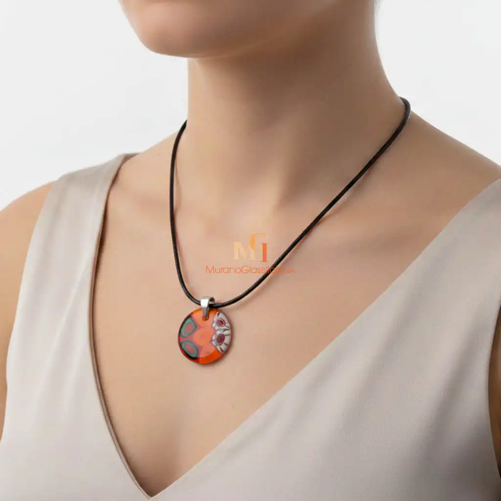 Shine Orange2 – Venetian Necklace Venetian Necklace