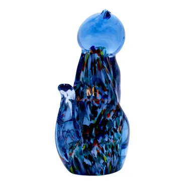 Murano Glass Millefiori Cat