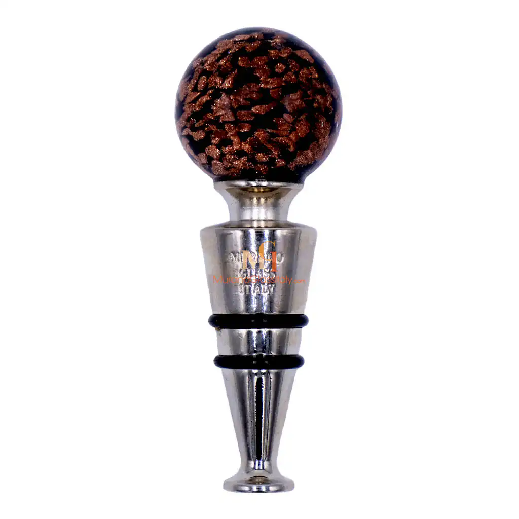 Sfera Multicolor – Venetian Glass Bottle Stopper Venetian Glass Bottle Stopper