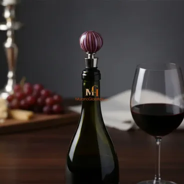 Venetian Glass Bottle Stopper